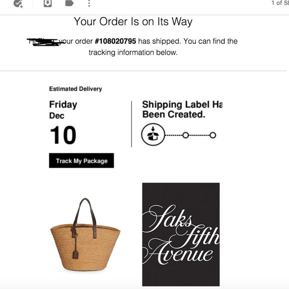 SOLD✨Saint Laurent Medium Panier Straw Tote - Picture 13 of 13